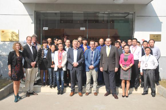 荷蘭布拉邦省的省長(zhǎng)、下屬巿長(zhǎng)及企業(yè)家蒞臨我們公司