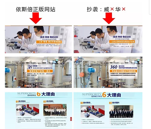 環(huán)保公司官網(wǎng)屢屢被抄襲，依斯倍談?wù)勗撊绾谓鉀Q