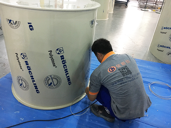 塑料焊槍在污水處理公司生產車間中的使用方法