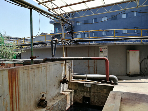 走訪無(wú)錫某公司漂染廢水處理工程