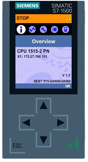 如何通過(guò)顯示面板修改自動(dòng)化系統(tǒng)S7-1500的IP地址
