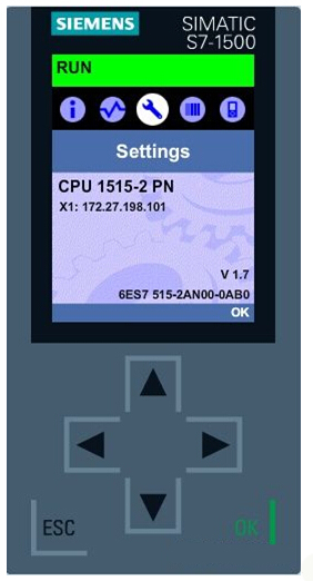 如何通過(guò)顯示面板修改自動(dòng)化系統(tǒng)S7-1500的IP地址