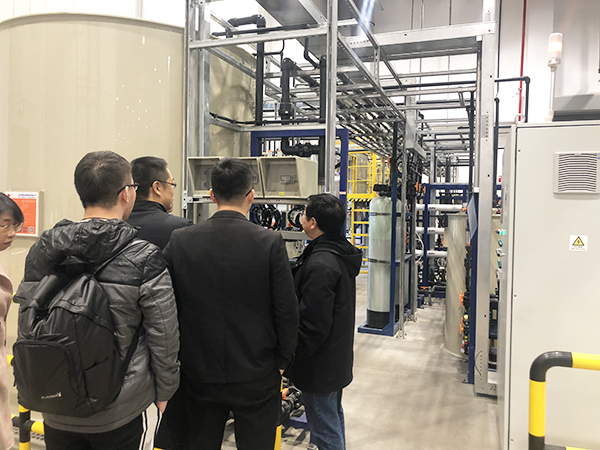 中廣核集團領導蒞臨依斯倍環(huán)保參觀指導