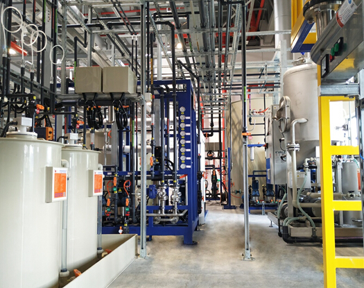 依斯倍環(huán)保奔馳汽車污水處理工程現(xiàn)場(chǎng)