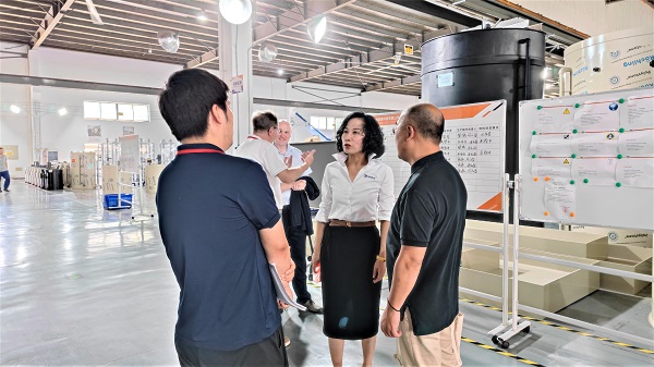 荷蘭貿(mào)易促進委員會南京代表處訪問依斯倍環(huán)保