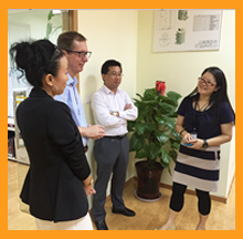 歐洲商會代表團DUSA參觀依斯倍