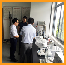 濱海環(huán)保局局長蒞臨依斯倍指導(dǎo)工作