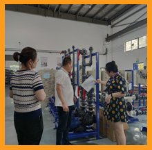 客戶參觀依斯倍車間