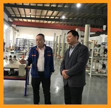 中國表面工程協(xié)會走進依斯倍生產(chǎn)車間