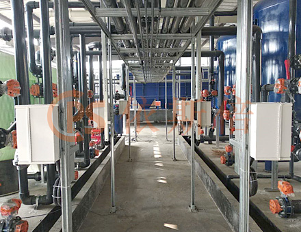 江蘇夢月紡織印染廢水處理工程